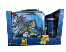 Disney Toy Story Buzz Lightyear Lunch box set with carry canteen NEW