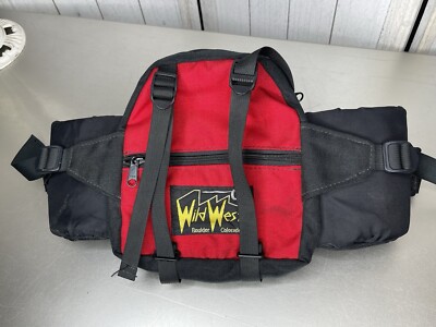 VINTAGE WILD WEST BOULDER COLORADO HIKING WAIST Pouch BAG Travel Fanny Pack