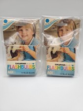 Set Of 2 Sylvania 12 Pk Flash Bulbs Blue Dot AG1B NOS Vintage - Total 24 Bulbs
