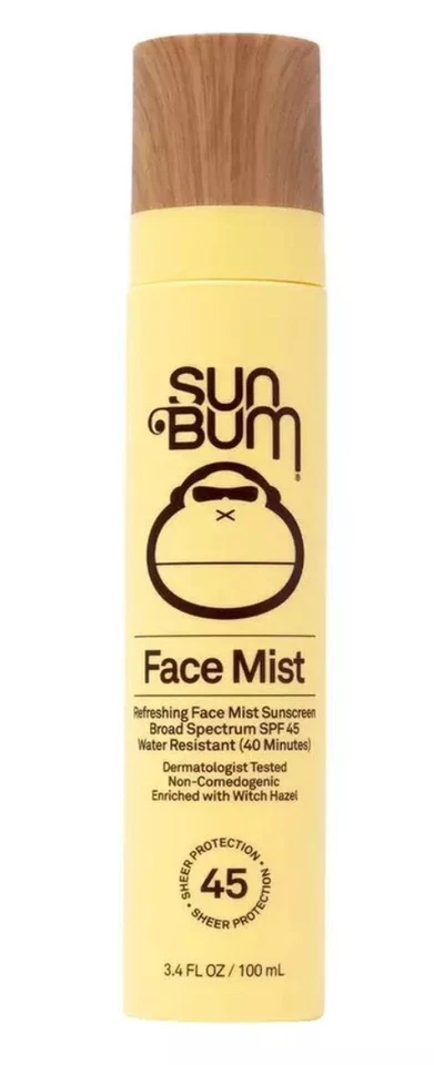 NUEVO Sun Bum Original FPS 45 Protector Solar Bruma Facial 3.4 OZ TAMAÑO COMPLETO Exp 12/2024 Foto 3 de 4