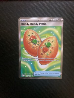 Pokemon TCG Mega Evolution Buddy Buddy Poffin 167/132 Full Art Trainer NM