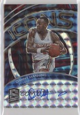 2020-21 Panini Spectra Icons Interstellar Prizm 23/25 Danny Manning Auto 0c2