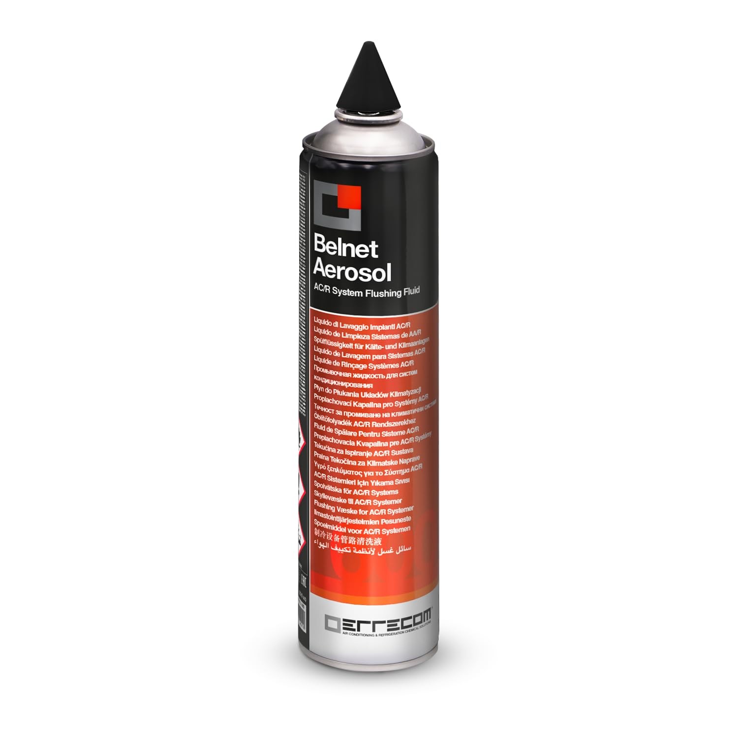 Belnet aérosol liquide pour nettoyer un circuit de climatisation après panne de compresseur