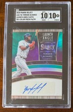 2020 Select SGC Gem Mint 10/10 Tri-Color RC Auto Yordan Alvarez /99 Pop 2