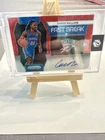 2023-24 Panini Prizm Cason Wallace Fast Break Rookie Auto Thunder #FBR-CAS /75
