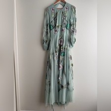 ASOS EDITION Embroidered Floral Maxi Dress