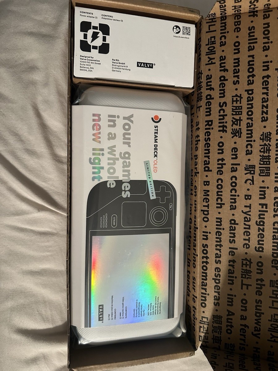 Steam Deck OLED 1TB Limited Edition White With Original
