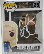 Emilia Clarke Firmado Juego de Tronos Daenerys Funko Pop #25 Beckett Testigo