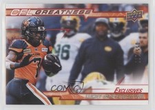 2023 Upper Deck CFL CFL Greatness Exclusives 55/100 Lucky Whitehead #CG-LW uf7