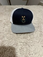 Peachtree Golf Club Snapback Trucker Hat Richardson Navy/White