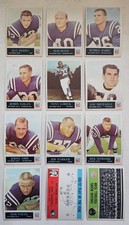 1965 Philadelphia Football Lot Of 155 Different Cards - HOF Stars Set Fillers RC