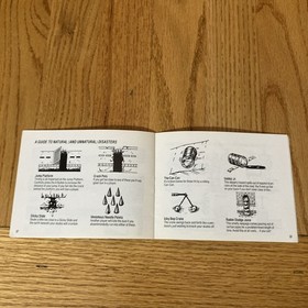 1990 Nintendo NES ROLLERGAMES Ultra Games Instruction Manual/Booklet