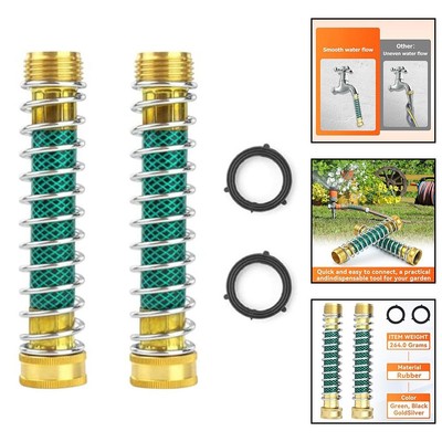 Flexibler Gartenschlauch Verlängerungsadapter mit PVC-Schlauch und Gummischeibe