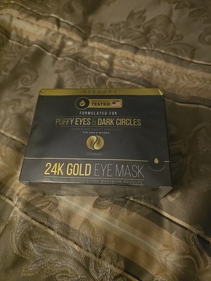 DERMORA Golden Glow Under Eye Patches (20 Pairs Eye Gels) Sealed Box!!
