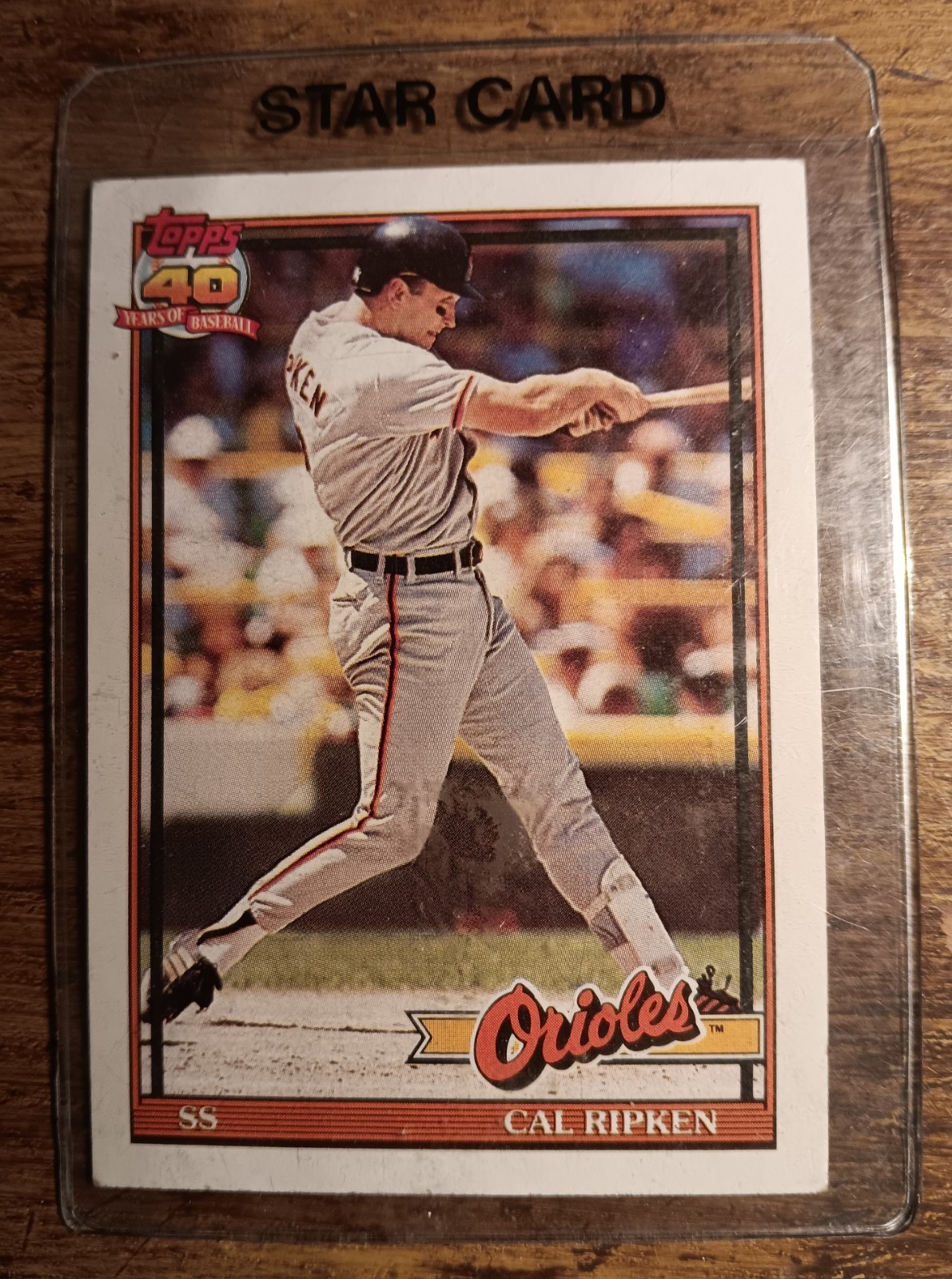 Cal Ripken, Jr. #150 1991 Topps, Baltimore Orioles, MLB Card. All Time Greats!