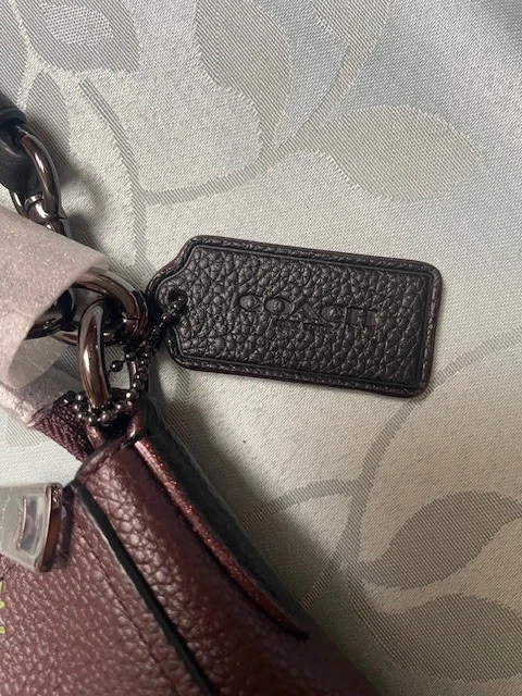 Bandolera Coach Chelsea con punto de cruz estampado floral nueva con etiquetas Foto 2 de 4