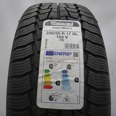 1 Pneus Hiver Gislaved Euro*Frost 6 235/55 R17 103V XL 2021 Neuf - Photo 1/4