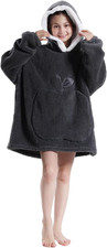 Christmas Gift for Kid, Wearable Kids Blanket Hoodie, Oversized Hooded Blanket f
