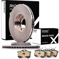 RIDEX Bremsenset Vorne Bremsscheiben Beläge für VW PASSAT Variant (3B6) PASSAT