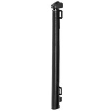 Uimoso Retractable Mesh Gate for Babies and Pets, 56.3 x 31.3 Inches, Black