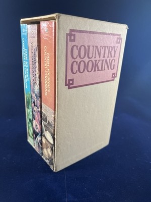 Vintage 1970's Farm Journal Cookbook Boxed Set With 3 Titles Paperback Orig Case