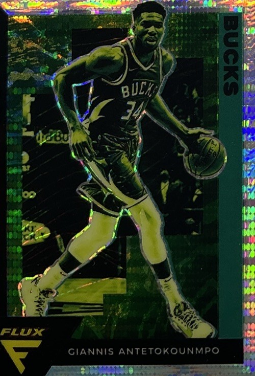 Giannis Antetokounmpo PSA 10 - 2020 Panini Flux ‘Pulsar Prizm’ -Bucks, Dominant view 4