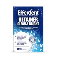Retainer Cleaner Tablets for Aligners, Mouth Guards  Night Guards, Clean  B...