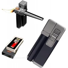 JOBON Pipe Creative Foldable Metal Tube Lighter Rasta Gift for Smoker