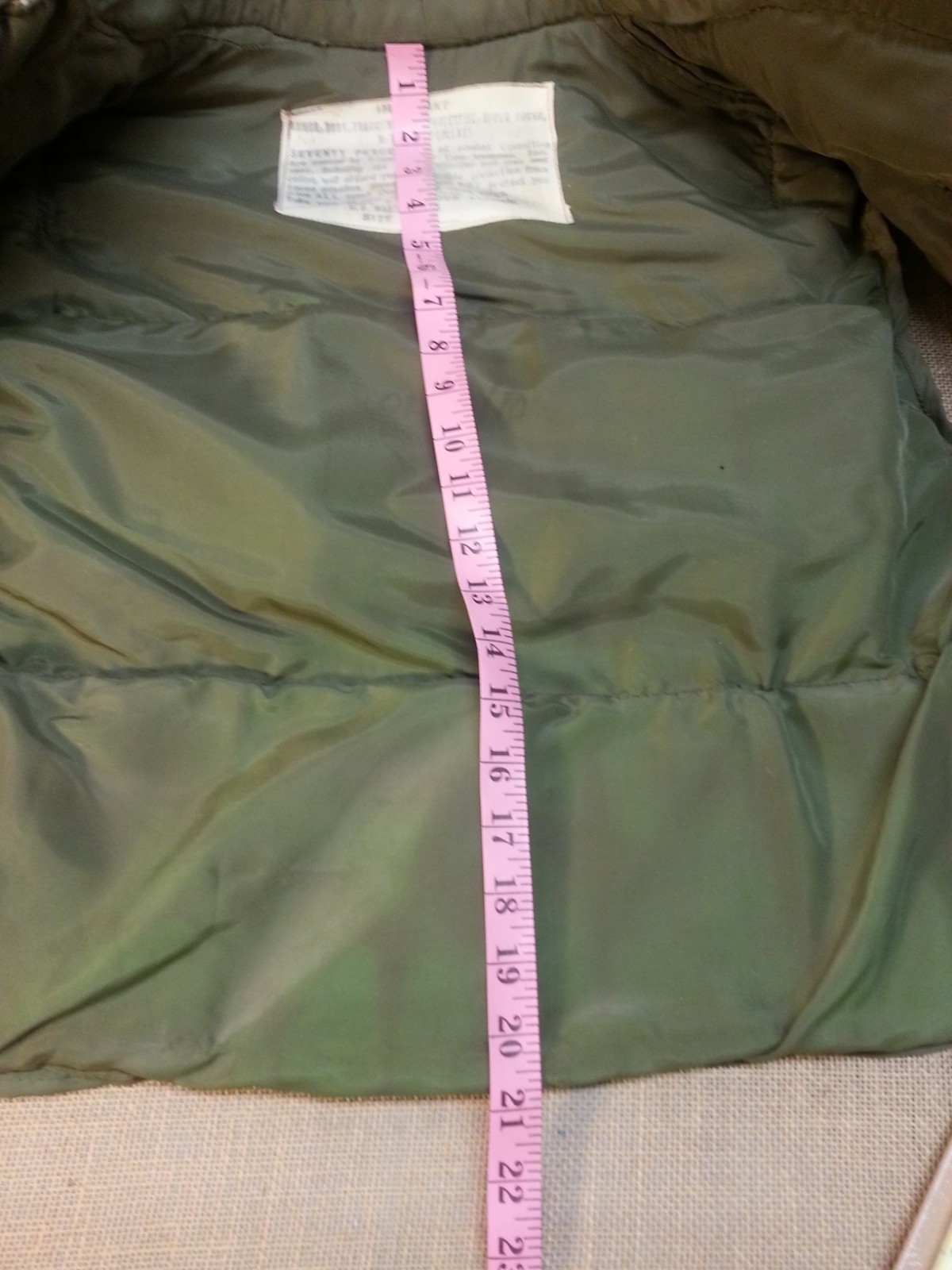 USMC Marine Corp Issue Large Size?? Fragmentation Vest  MFG 1960s Era Very Nice