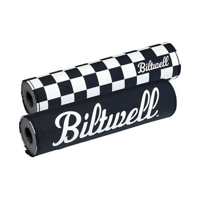 BILTWELL REVERSIBLE MOTO BAR PAD CHECKS/SCRIPT (6901-650) *BRANDNEU*