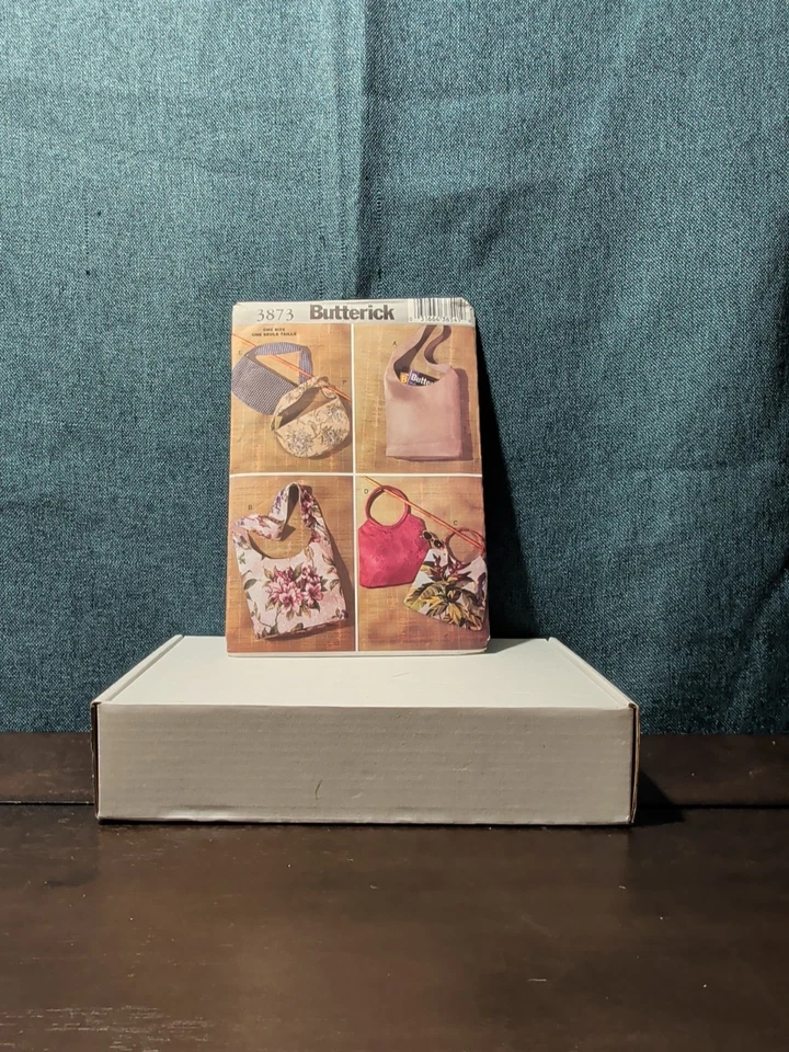 Butterick 3873 Pattern 2003 | 6 Handbag Styles | Hobo Tote Clutch Purse UNCUT - Image 2 of 4