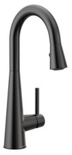 Moen 7664 Sleek 1.5 GPM 1 Hole Pull Down Bar Faucet - Black