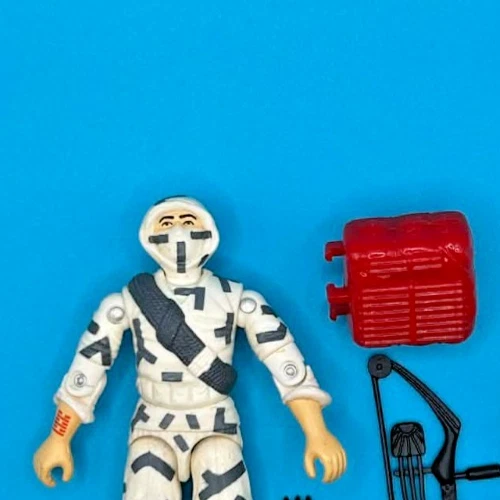1988 Hasbro STORM SHADOW V2 G.I. Boneco Joe 3,75 polegadas ARAH Cobra quase completo - Imagem 2 de 3