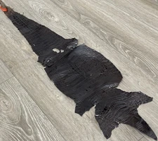 Low Grade Brown Caiman Crocodile belly Hide Leather Skin real alligator Croc 851