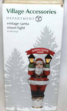 DEPT 56 VINTAGE SANTA STREET LIGHT VILLAGE ACCESSORIES SNOW VILLAGE 6005533