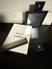 Q-Bleu de Chanel Pocket Grooming Kit For Men - Mirror + Metal Comb