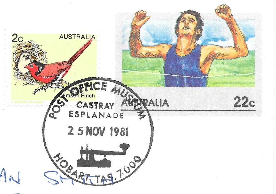 AUSTRALIA POST OFFICE MUSEUM CANCEL TO SPORTS PREPAID  COVER + ADDED 25/11/1981 - Image 2 of 3