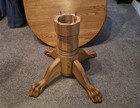 60"x42" (Expandable to 72"x42") Oval Dining Table with 4 chairs - Solid Oak Wood — photo 5