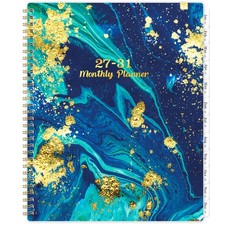 Monthly Planner 2027-2031 - 5 Year Planner, 9" x 11" Letter, blue