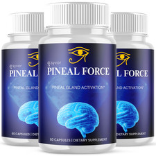  3 Pack Pineal Force Nootropic Natural Brain Formula PinealForce 180 Capsules