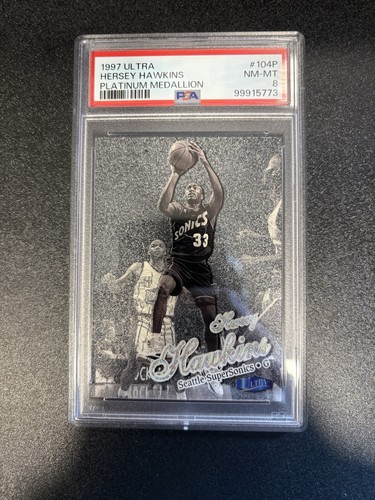 Hersey Hawkins [Platinum Medallion] #104P 1997 Ultra card