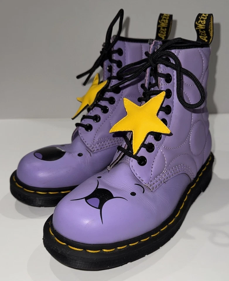 Botas Botines Doc Martens Hora de Aventura EDICIÓN ESPECIAL EE. UU. M6 / F7 RARAS Foto 2 de 4