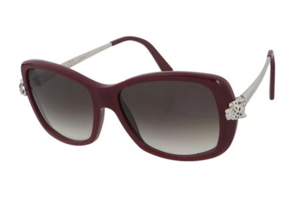 AUTHENTIC CARTIER WOMENS SUNGLASSES CAT EYE RETAIL OVER $1000 - Image 2 of 4