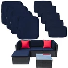Clawscover No Stretchy 9 Pack Patio Cushion Covers Setoutdoor Furniture Cushion