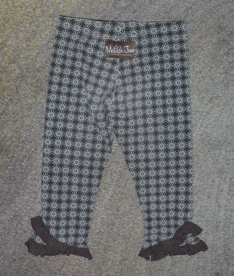 Matilda Jane (Field Trip) Blue Star Leggings - Size 4 - EUC - Image 4 of 4