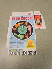 Vintage Post Cereal Boxes MONKEES Colgems 33 1/2 RPM records music songs