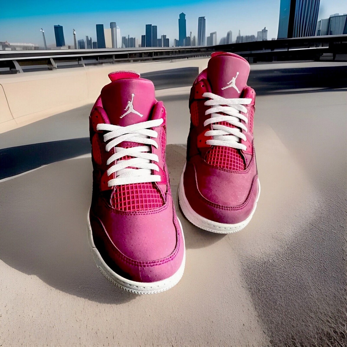 AIR JORDAN 4 RETRO “VALENTINES ❤️ DAY EDITION” PINK/BERRY YOUTH