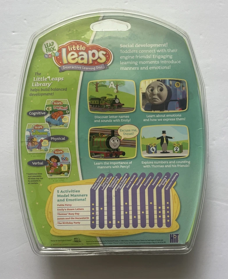 Leapfrog Baby Little Leaps Thomas & Friends Exploring Manners and Emotions - Image 2 of 2