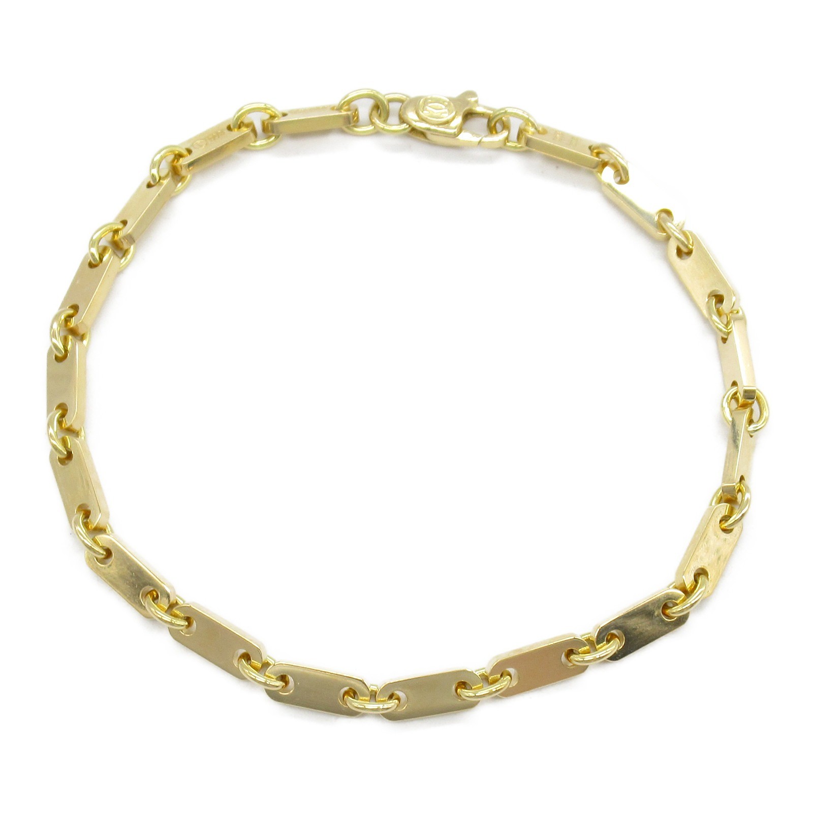 Cartier 18K Yellow Gold Figaro Chain Bracelet for Women Pre-Owned
