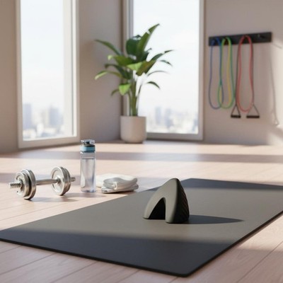 Silikonenes Dreiecksmassagegerät ergonomischer Griff für Training